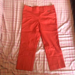 coral Rafaella capri pants (never worn)